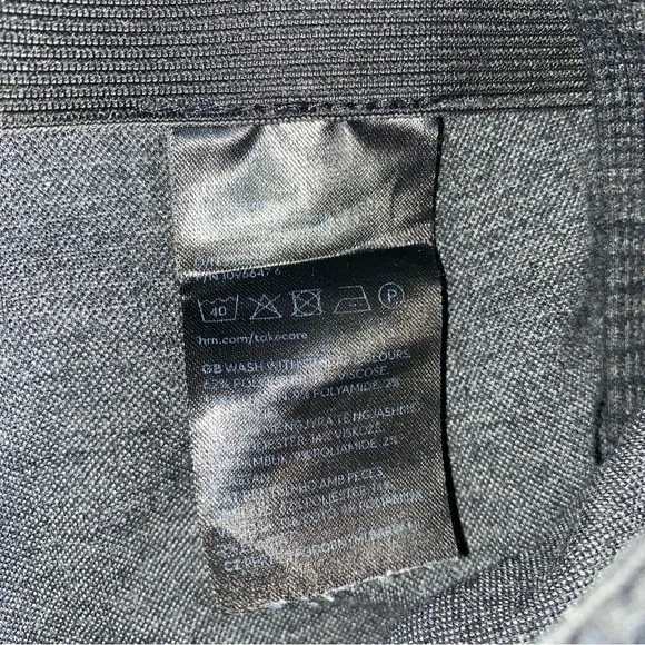 H&M : size 14 : plaid holiday zipper ankle slim fit skinny pull-on trouser pants - Picture 10 of 10